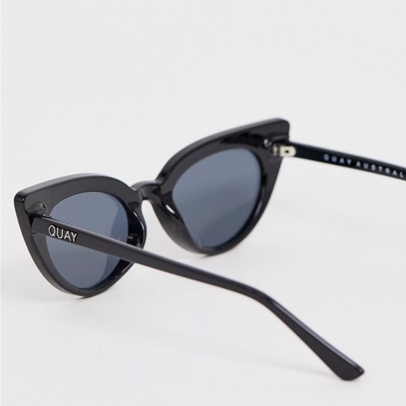 Quay Australia Black Retro Sunglasses - Picture 3 of 8